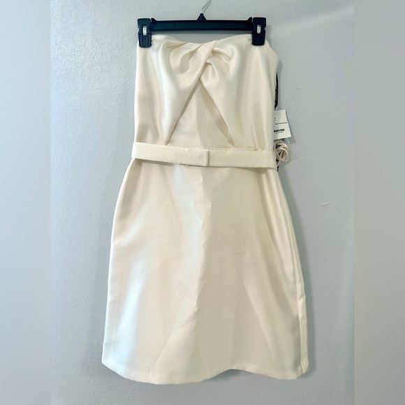 Lela Rose Bridal Ivory Mini Dress - Picture 1 of 7